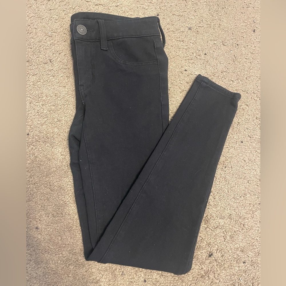 American Eagle Outfitters Black Jegging Skinny Jeans